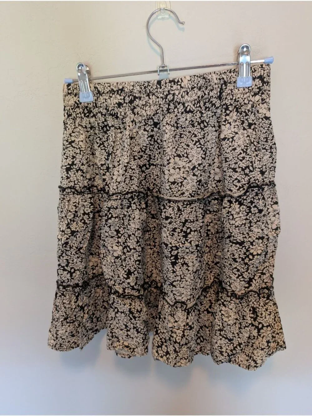 Jorpa Floral Tiered Midi Skirt - Medium Y2K Fairy boho